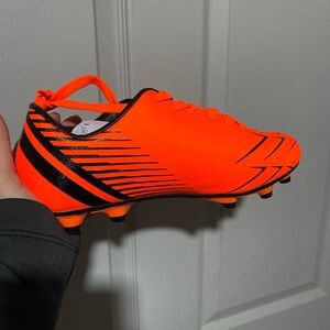 Vibrant Orange Soccer Cleats